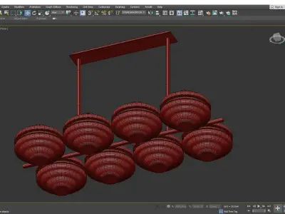 ELLEPI CHANDELIER Low-poly 3D model