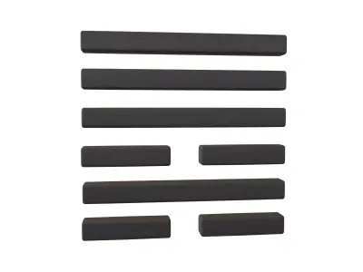 I Ching Hexagrams 6 song v1 001 Low-poly 3D model