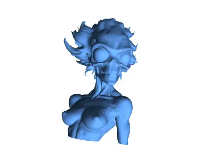 Sexy alien 3 3D print model