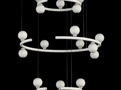 Lampatron Imerense chandelier 3D model
