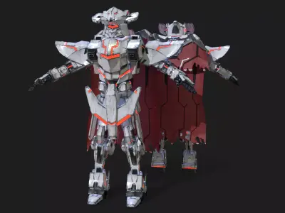 Cast Male SORO Low-poly 3D model