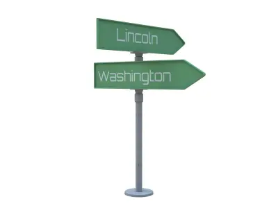 Street Sign 13 3D model