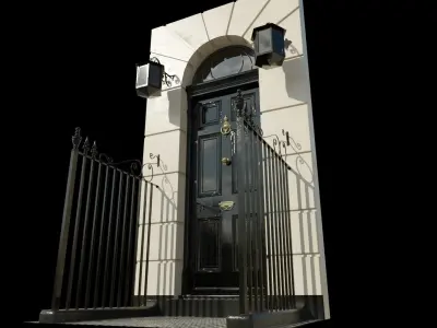 Baker street entrance 3D model