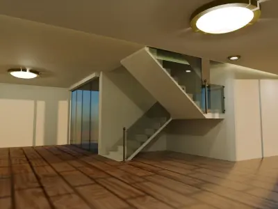 ground plus house 3D model