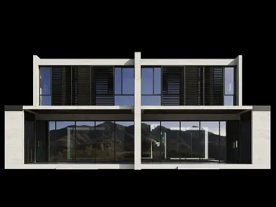 Modern House 3D model 75