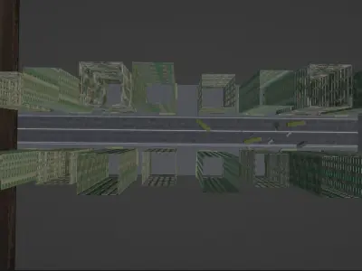 Abandoned Street 3D model