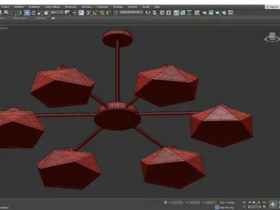 GEOMETRIC CH Low-poly 3D model