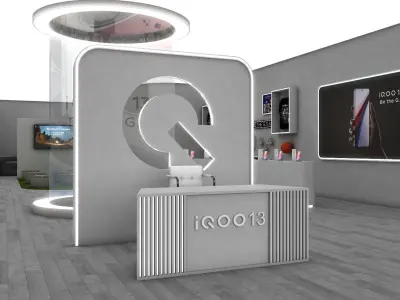 POP UP STORE 3D model