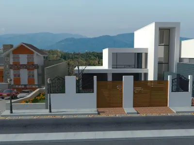 winston villa 3d model 3D model