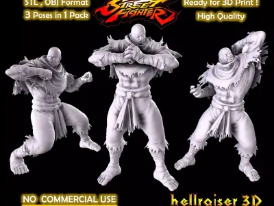 Street Fighter - Sagat 3D print model