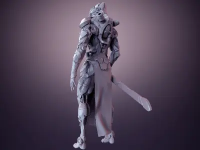 Mech robot highpoly model 3D model