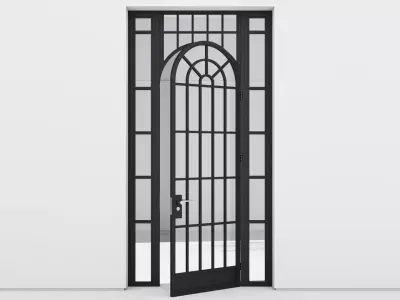 Aluminium door 330 3D model
