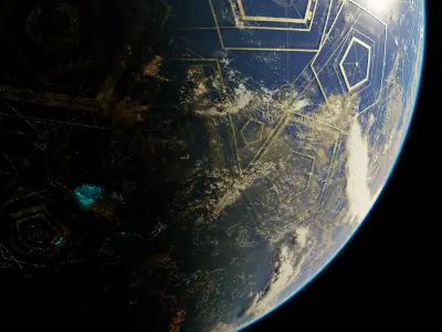 Planet Asgard 12K 3D model