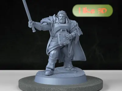 Count Shannon Miniature from Arrakis Dune Dune 2 Universe 3D print model