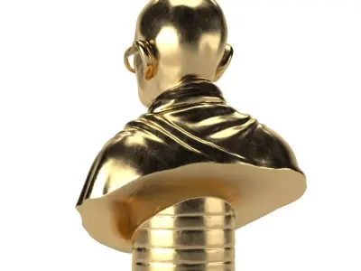 Gandi statue 3D model