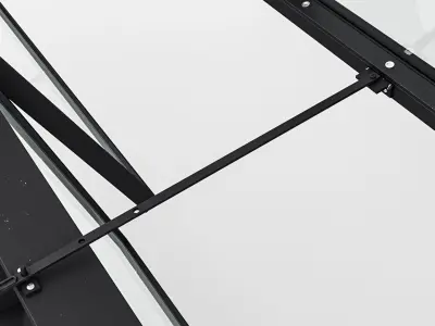 Aluminium window 17 3D model