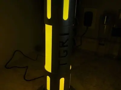 TMNT Ooze Canister - Light up   3D print model