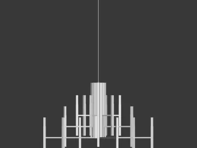 The Light LED Chandelier 3D model
