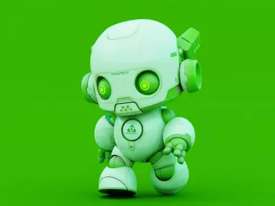 ROBO G-7 Rigged for Unreal Engine - Unity - MIXAMO 3D model