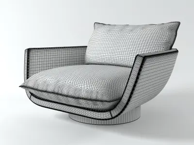 Rua Ipanema Armchair 3D model