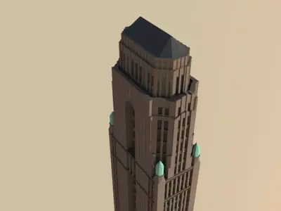 Bush Tower 3D print model