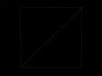 Wooden Floor 2x2 Low Poly Game Ready Low-poly 3D model