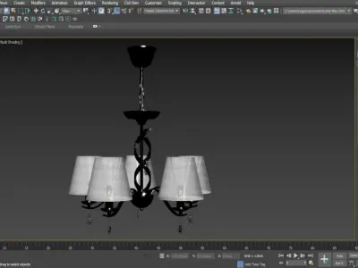 Freya Monique Chandelier 3D model buy