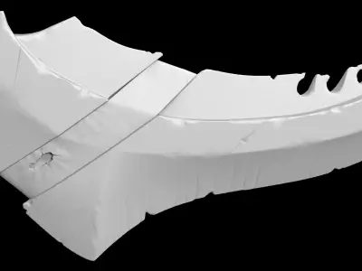 Ancient Bone Sword  3D print model