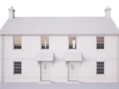 British House Trap Road Plot3-4  3D model