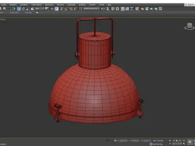 Nautique Pendant Light Low-poly 3D model