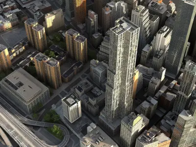  Manhattan Lower Part04 Low Poly 