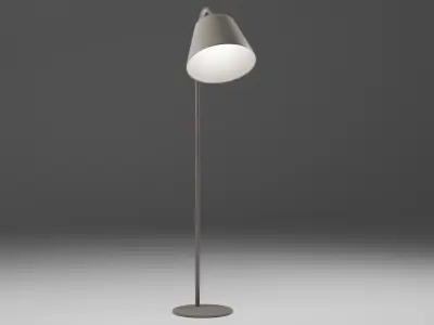 Floor Lamp Low-poly 3D model 32