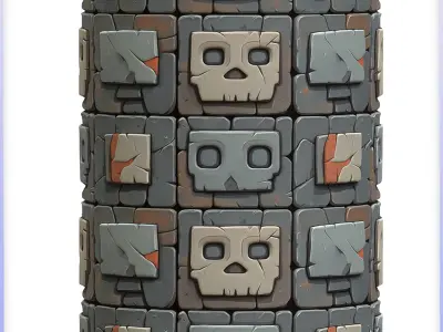 Stylized Wall Seamless Texture Texture 89