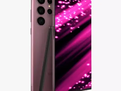 Samsung Galaxy S22 Ultra 5G Low-poly 3D model