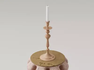 Porta velas - Candelabro 3D print model