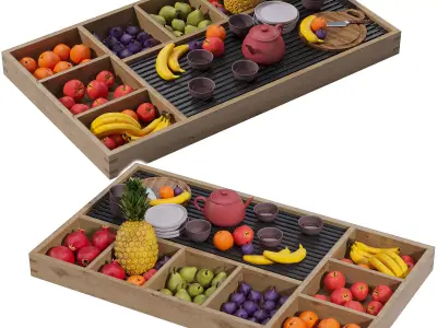 Kitchen for Fruits collections 3D model
