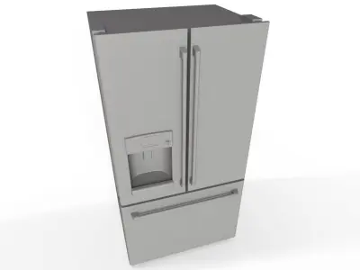 Cafe ENERGY STAR Smart Counter-Depth French-Door Refrigerator  3D model