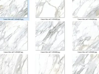 Caesar Set 11 - Calacatta Gold Texture