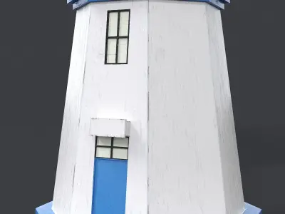 Lighthouse table lamp 3D model