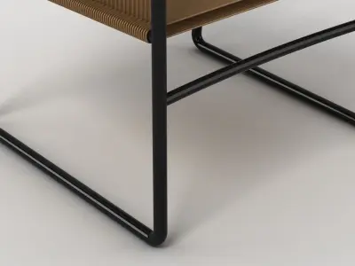 Flexform Harp Chair 3D model