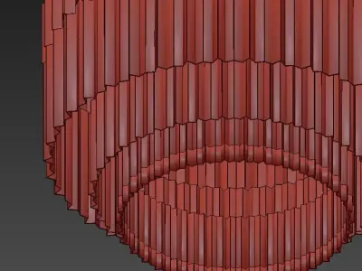 Emile chandelier collection RH 3D model