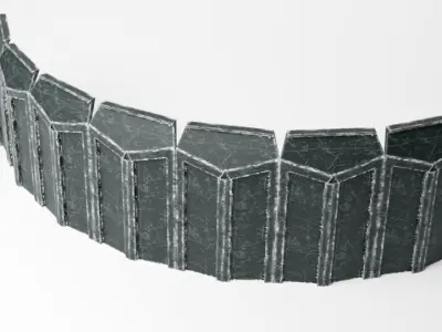 Kashyyyk barricade 1-6 scale Hottoys  3D print model