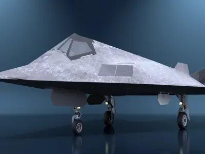  Combat Stealth Fighter Jet 