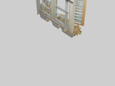 Cartoon Window model 3D model