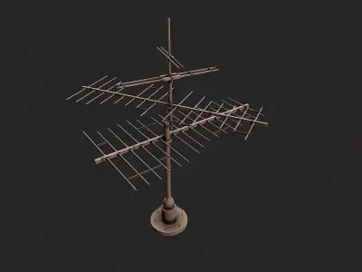 Post Apo Game Objects Collection Low-poly 3D model