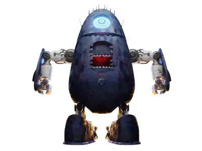 Alien Probe from Monsters Vs Aliens 3D model