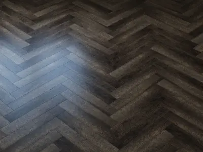 Quartz vinyl tile Alpine Floor Ultra ECO5 8 Rustic Oak 3D model