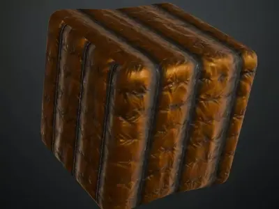 Real Brown Sci-Fi Hose PBR Seamless Texture