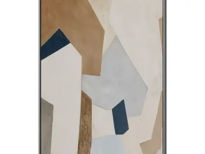 Abstract Painting Frame set 3D model 759