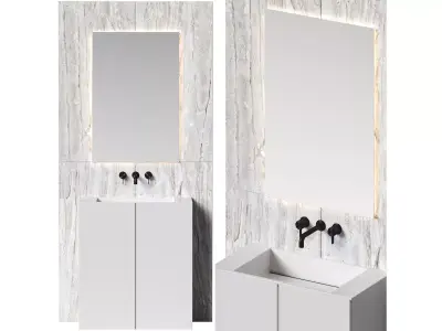 Bathroom set 27 3D model